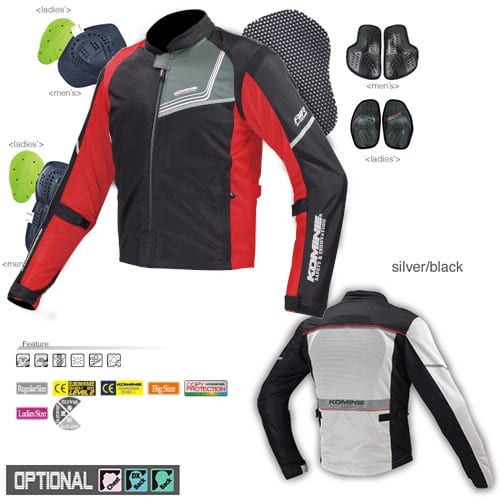 Women's Komine JK-117 Protect Full Mesh Jacket Gimon – Zarkie Moto